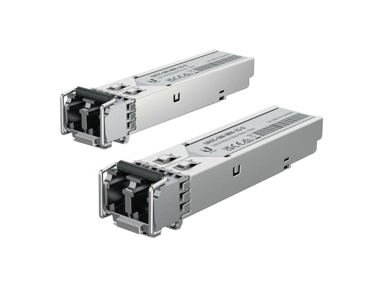 Ubiquiti Networks 1 Gbps Multi-mode Optcal SFP (mini-GBIC) Module Duplex Transceiver UACC-OM-MM-1G-D-2 1