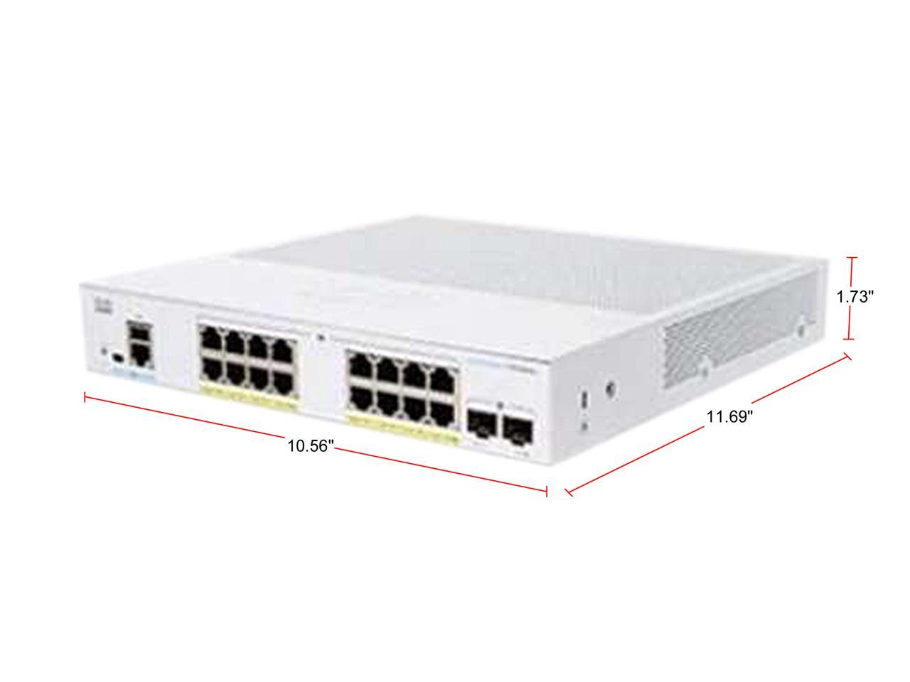 CISCO CBS250-16P-2G-NA Managed Switch 2