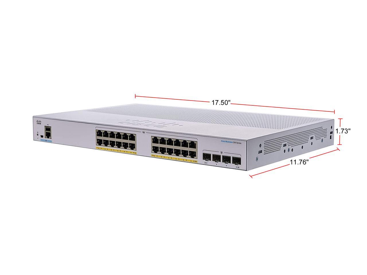 CISCO CBS350-24P-4X-NA Managed Switch 2