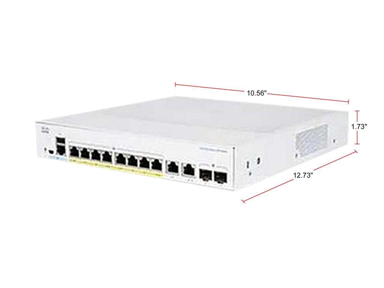 CISCO CBS350-8FP-2G-NA Managed Switch 2