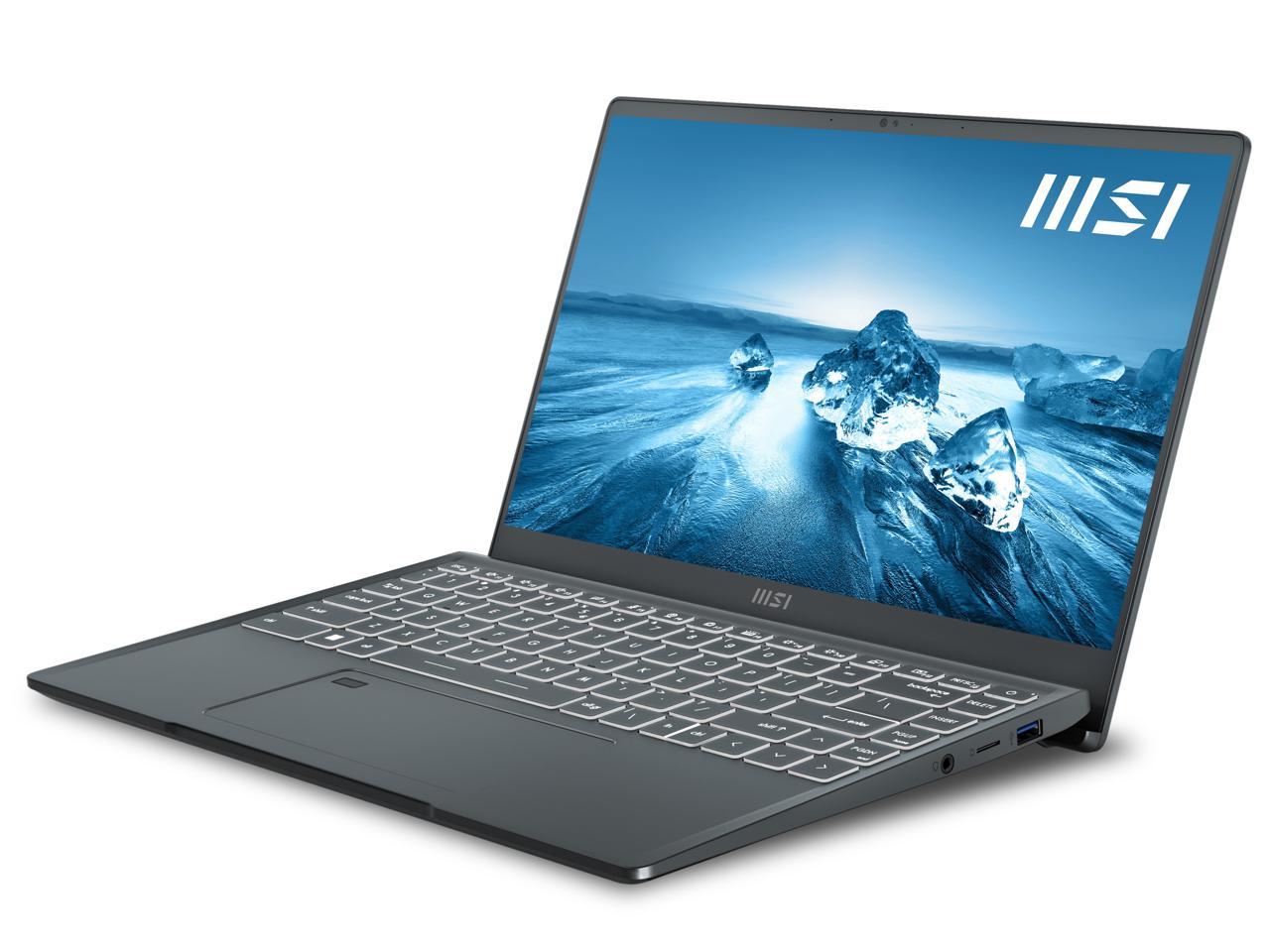 MSI Prestige 14 Evo Laptop Intel Core i7 12th Gen 1280P (1.80GHz) 32GB Memory 1 TB NVMe SSD Intel Iris Xe Graphics 14.0" Windows 11 Home 64-bit A12M-054 2