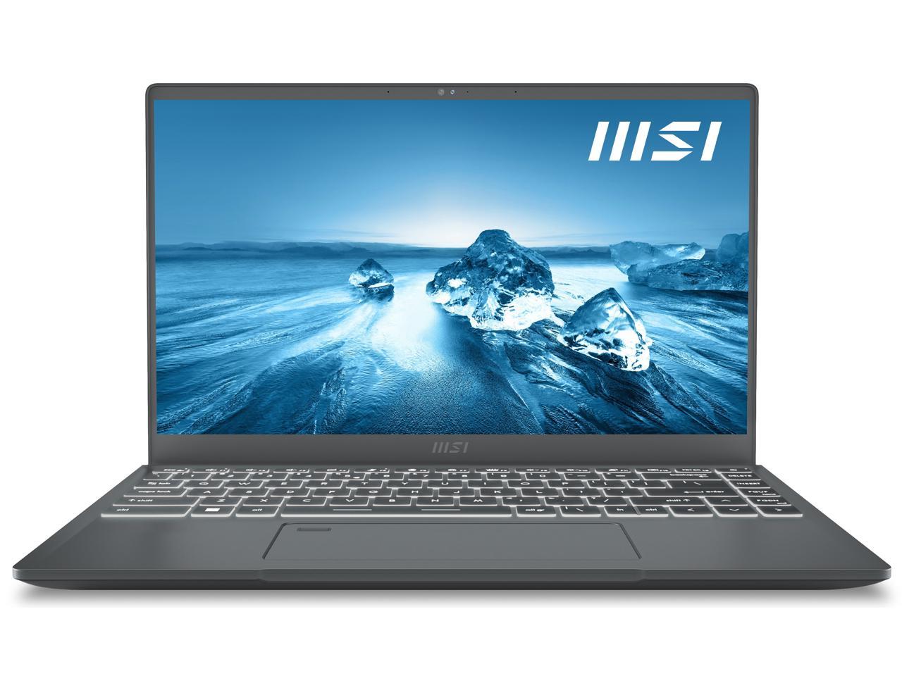 MSI Prestige 14 Evo Laptop Intel Core i7 12th Gen 1280P (1.80GHz) 32GB Memory 1 TB NVMe SSD Intel Iris Xe Graphics 14.0" Windows 11 Home 64-bit A12M-054 1