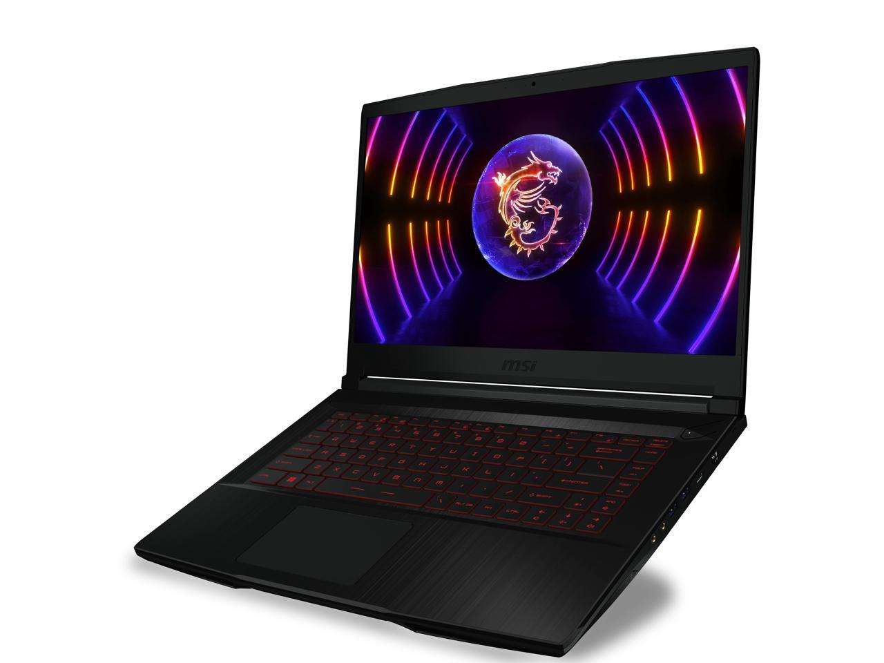 MSI GF Series - 15.6'' 144 Hz IPS - Intel Core i7-12650H - GeForce RTX 3050 Laptop GPU - 16 GB DDR4 - 512 GB PCIe SSD - Windows 11 Home 64-bit - Gaming Laptop (Thin GF63 12UC-823US ) 5