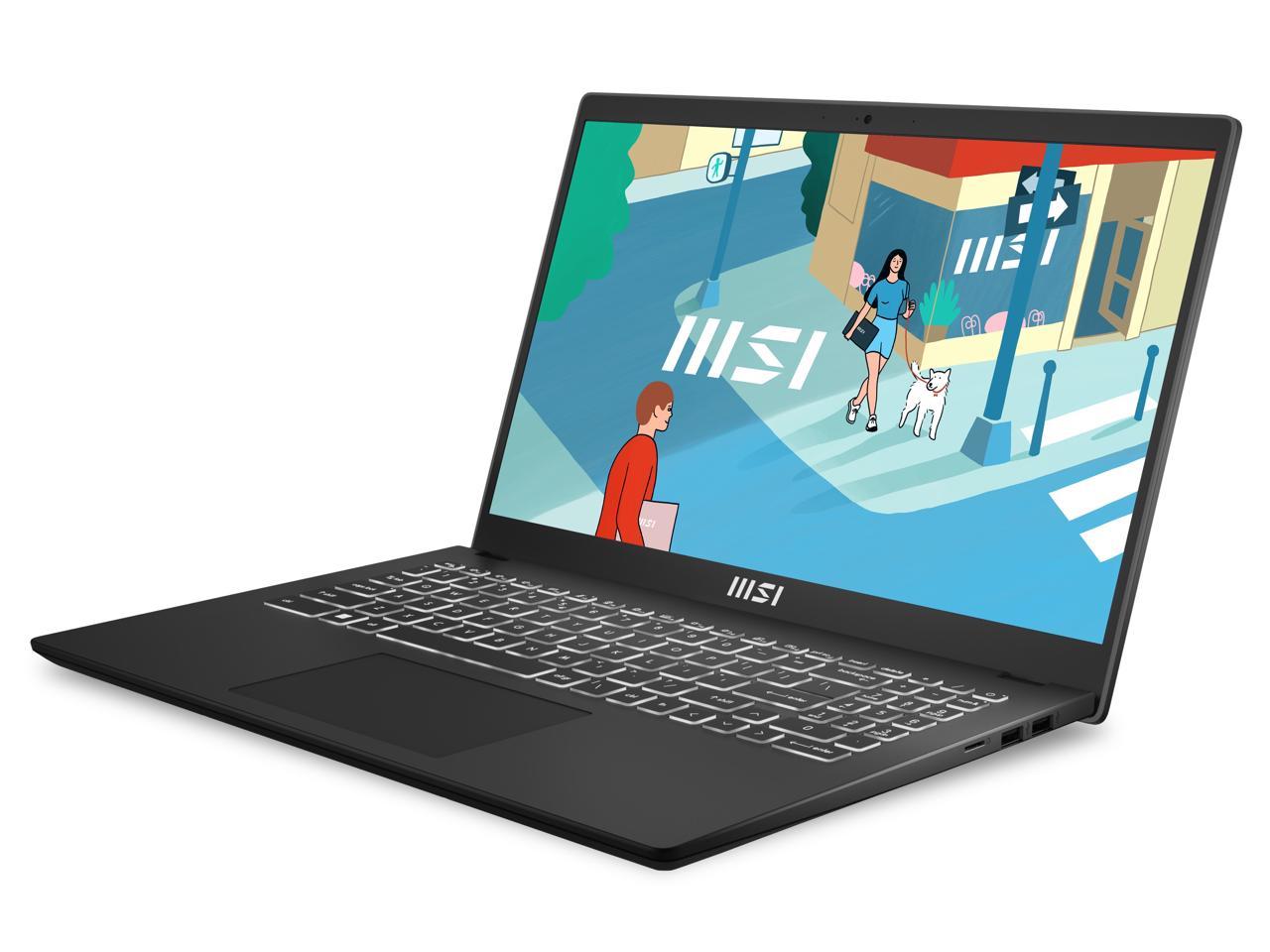 MSI Modern 15H 15.6" Ultra Thin and Light Professional Laptop Intel® Core™ i7-13620H Iris Xe 32GB DDR4 1TB NVMe SSD Win 11 Home B13M-021US 3