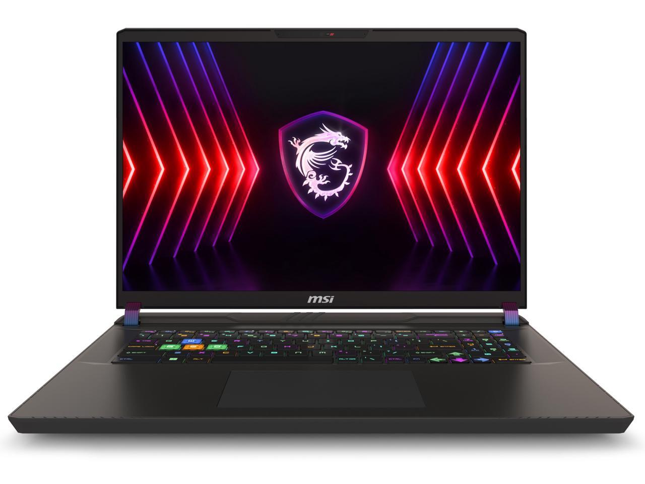 MSI - Vector 17 HX A14VHG-649US 17.0" 240 Hz - Intel Core i9 14th Gen 14900HX (2.20GHz) - GeForce RTX 4080 Laptop GPU - 32 GB DDR5 - 1 TB PCIe SSD - Windows 11 Pro 64-bit - Gaming Laptop (Vector 17 HX A14VHG-649US ) 1