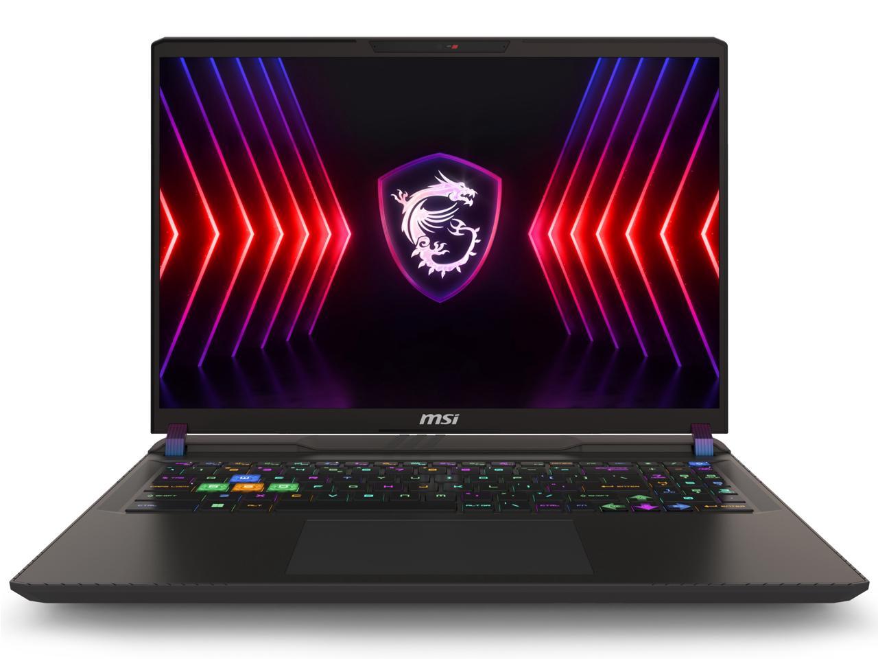 MSI - Vector 16 HX A14VHG-278US 16.0" 240 Hz - Intel Core i9 14th Gen 14900HX (2.20GHz) - GeForce RTX 4080 Laptop GPU - 32 GB DDR5 - 1 TB PCIe SSD - Windows 11 Pro 64-bit - Gaming Laptop (Vector 16 HX A14VHG-278US ) 1