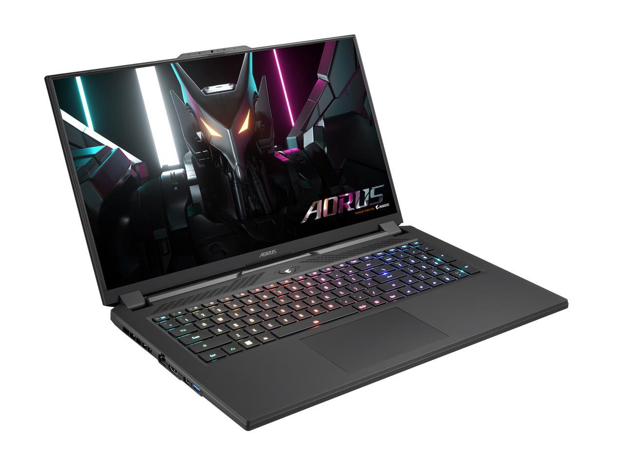 GIGABYTE AORUS 17H - 17.3" Thin Bezel FHD 1920x1080 360Hz Display - NVIDIA GeForce RTX 4080 Laptop GPU 12GB GDDR6 - Intel Core i7-13700H - 16GB DDR5 RAM - 1TB SSD - Win11 Home AD - Gaming Laptop (AORUS 17H BXF-74US554SH) 2