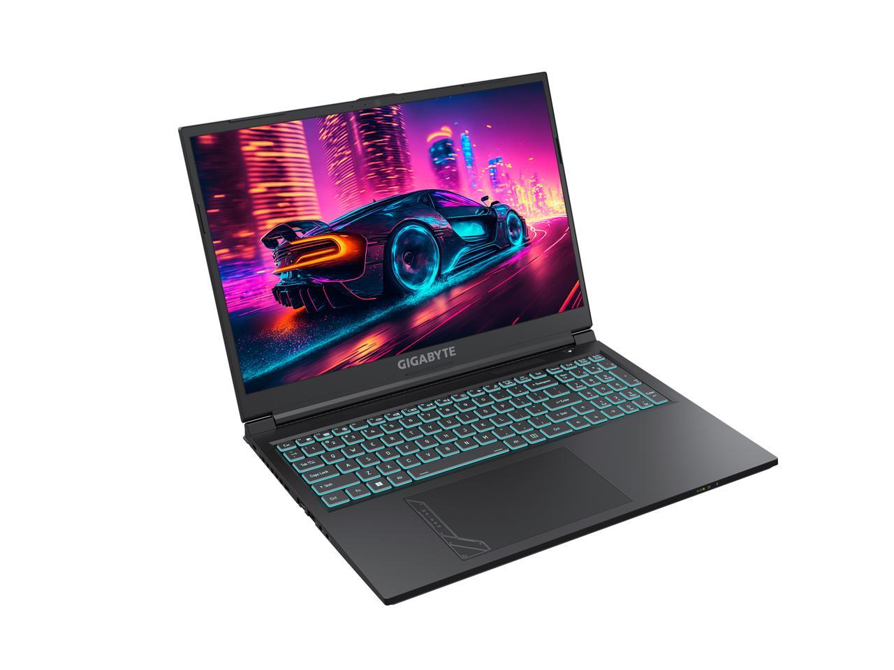 GIGABYTE G6 Series - 16'' 165 Hz IPS - Intel Core i7-13620H - GeForce RTX 4060 Laptop GPU - 16 GB DDR5 - 1 TB PCIe SSD - Windows 11 Home 64-bit - Gaming Laptop (G6 KF-H3US854KH ) 2