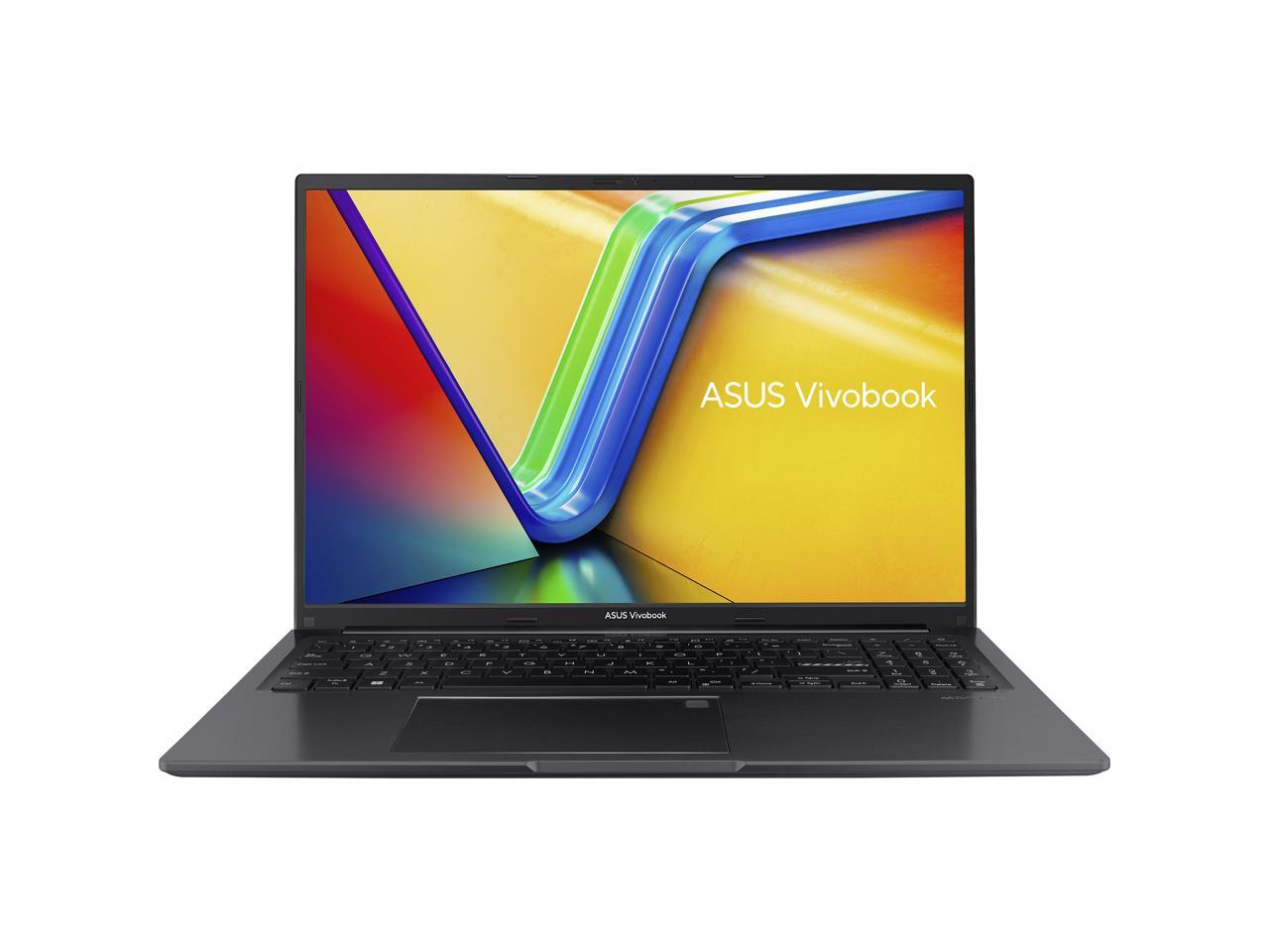 ASUS VivoBook 16 Laptop, 16" WUXGA (1920 x 1200) 16:10 Display, AMD Ryzen 5 7530U CPU, AMD Radeon Graphics, 8GB RAM, 512GB SSD, Fingerprint Sensor, Windows 11 Home, Indie Black, M1605YA-ES52 2