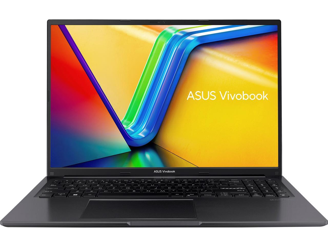 ASUS VivoBook 16 Laptop, 16" WUXGA (1920 x 1200) 16:10 Display, AMD Ryzen 5 7530U CPU, AMD Radeon Graphics, 8GB RAM, 512GB SSD, Fingerprint Sensor, Windows 11 Home, Indie Black, M1605YA-ES52 1