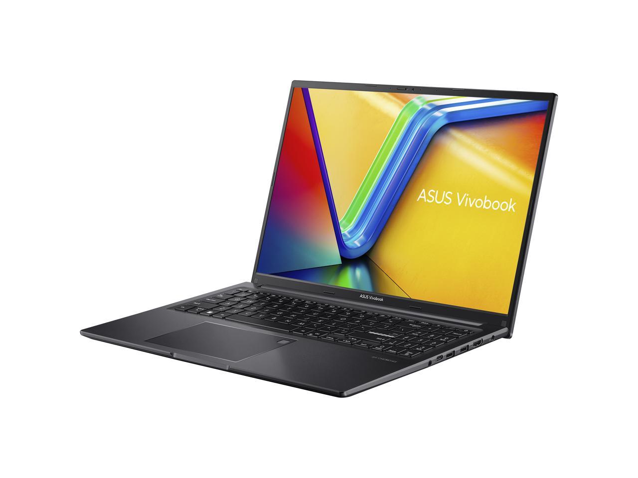 ASUS VivoBook 16 Laptop, 16" WUXGA (1920 x 1200) 16:10 Display, AMD Ryzen 7 7730U CPU, AMD Radeon Graphics, 16GB RAM, 1TB SSD, Fingerprint Sensor, Windows 11 Home, Indie Black, M1605YA-ES74 4