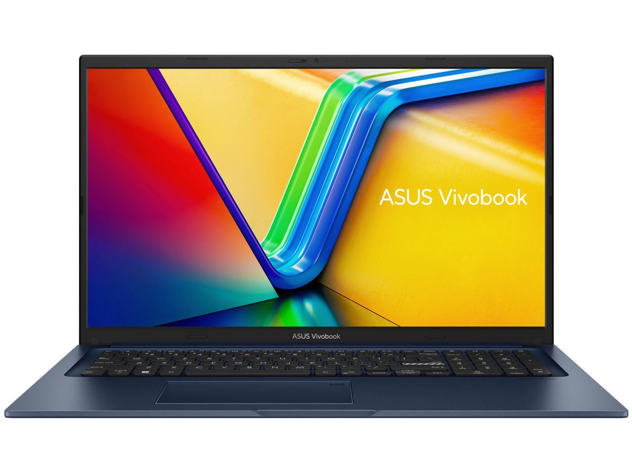 2023 ASUS Vivobook 17 Laptop, 17.3” HD+ Display, Intel Core PENTIUM 8505 CPU, Intel UHD Graphics, 8GB RAM, 256GB SSD, Windows 11 Home, Quiet Blue, F1704ZA-DS24 1