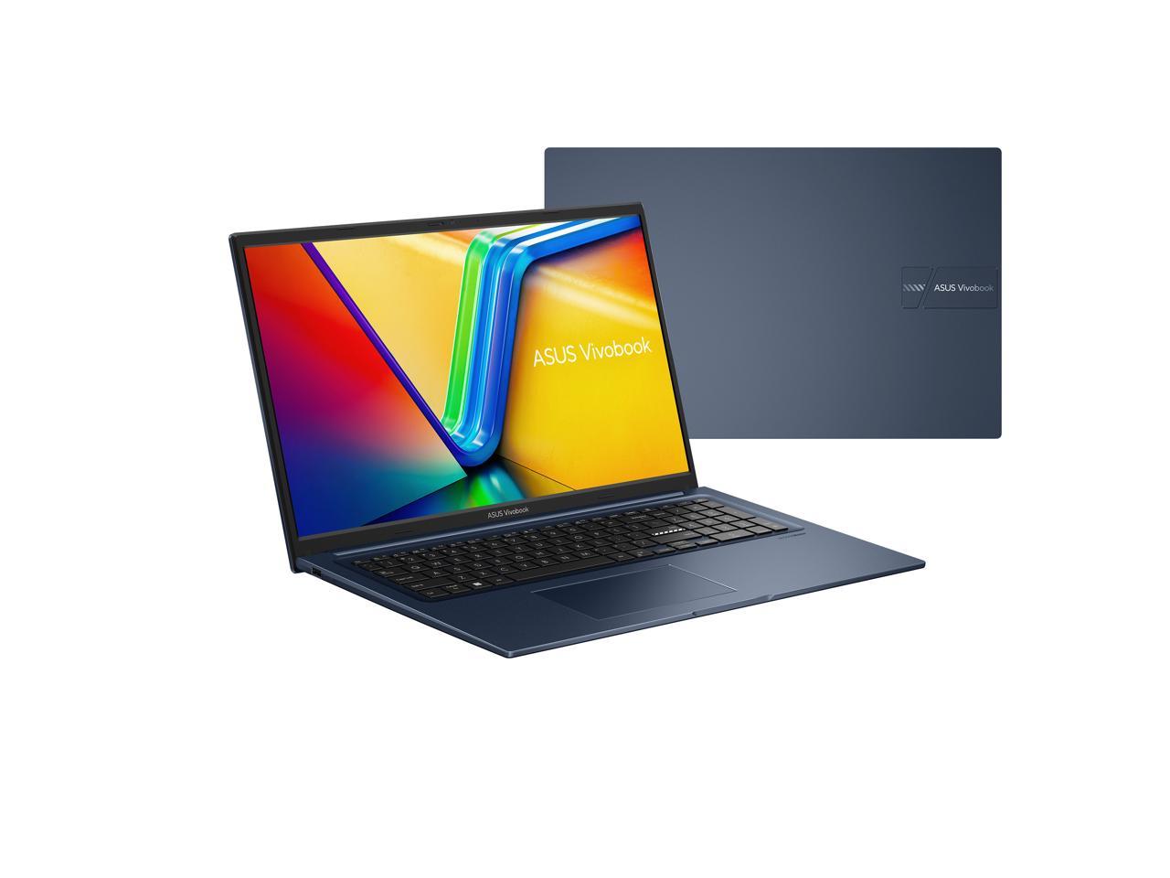 2023 ASUS Vivobook 17 Laptop, 17.3” HD+ Display, Intel Core PENTIUM 8505 CPU, Intel UHD Graphics, 8GB RAM, 256GB SSD, Windows 11 Home, Quiet Blue, F1704ZA-DS24 4