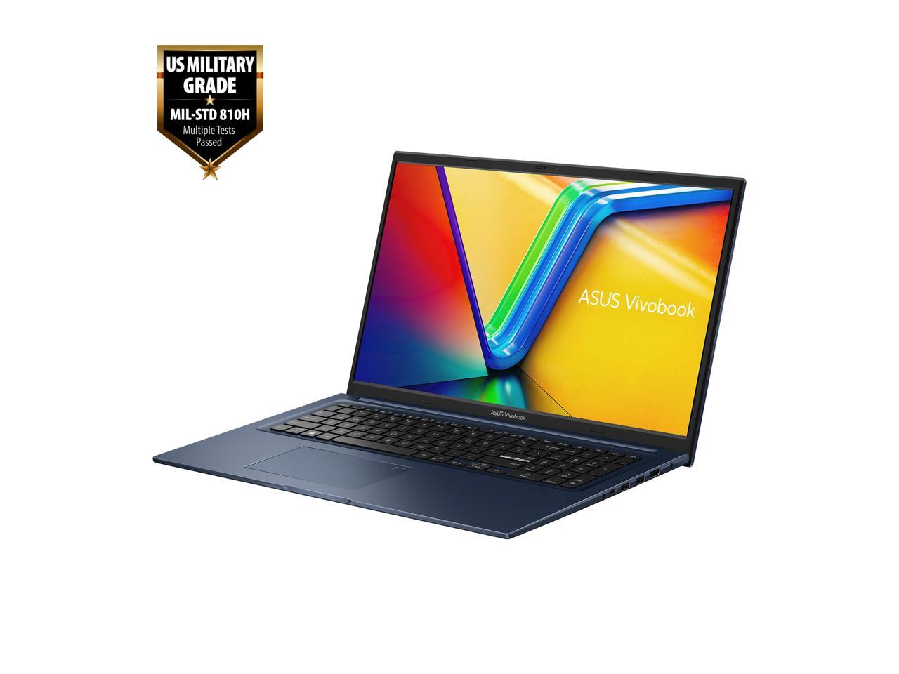 2023 ASUS Vivobook 17 Laptop, 17.3” HD+ Display, Intel Core PENTIUM 8505 CPU, Intel UHD Graphics, 8GB RAM, 256GB SSD, Windows 11 Home, Quiet Blue, F1704ZA-DS24 2