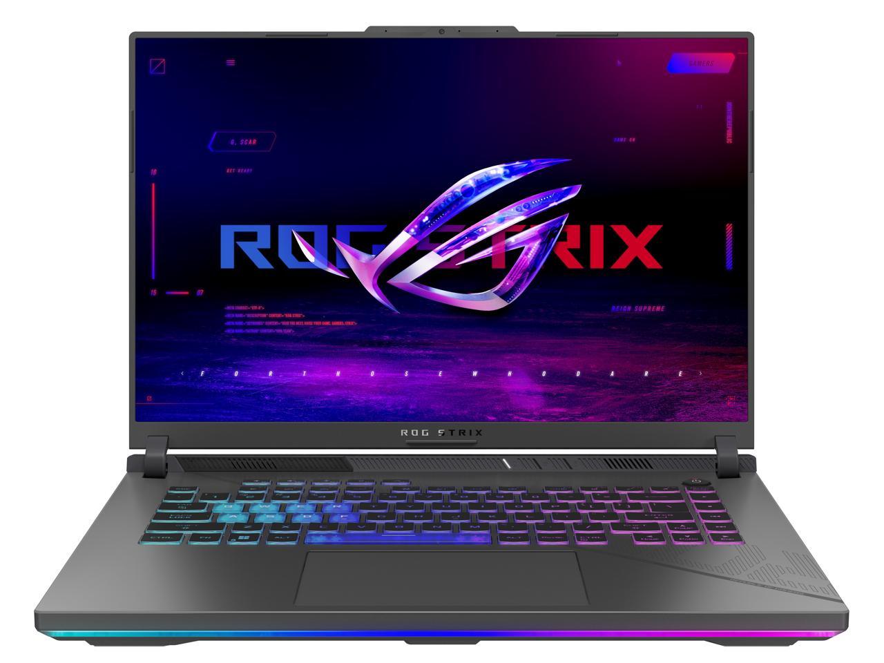 ASUS ROG Strix G16 (2024) Gaming Laptop, 16" Nebula Display 16:10 QHD 240Hz, GeForce RTX 4060, Intel Core i9-14900HX, 16GB DDR5-5600, 1TB PCIe SSD, Wi-Fi 6E, Windows 11, G614JVR-ES94 1