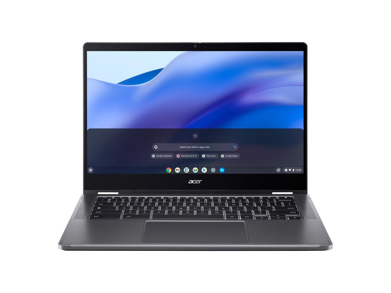 Acer Chromebook Enterprise Spin 514 CP514-3WH-R8C7 14" Touchscreen Convertible 2 in 1 Chromebook - Full HD - AMD Ryzen 7 5825C Octa-core (8 Core) 2 GHz - 16 GB Total RAM - 256 GB SSD - NX.KBQAA.004 1