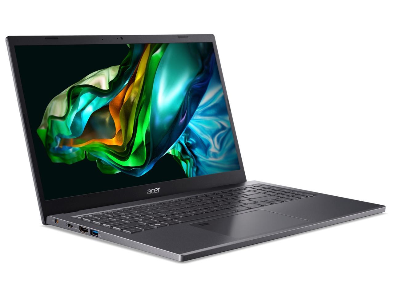 Acer Laptop Aspire 5 Intel Core i7-1355U 16 GB LPDDR5 Memory 512 GB PCIe SSD Intel Iris Xe Graphics 15.6'' Windows 11 Home 64-bit A515-58M-78JL 2