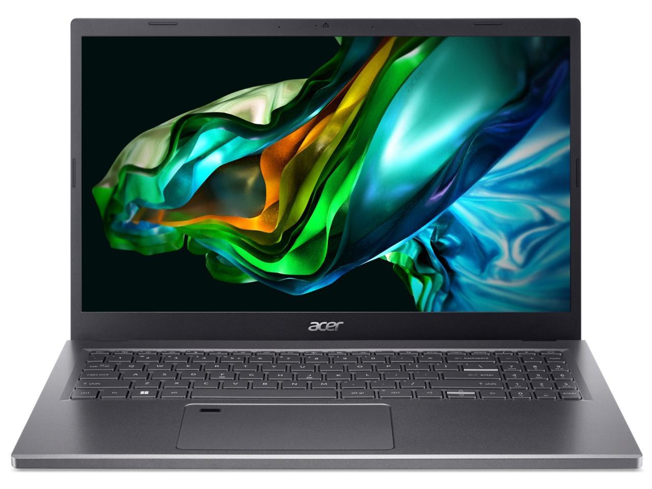 Acer Laptop Aspire 5 Intel Core i7-1355U 16 GB LPDDR5 Memory 512 GB PCIe SSD Intel Iris Xe Graphics 15.6'' Windows 11 Home 64-bit A515-58M-78JL 1