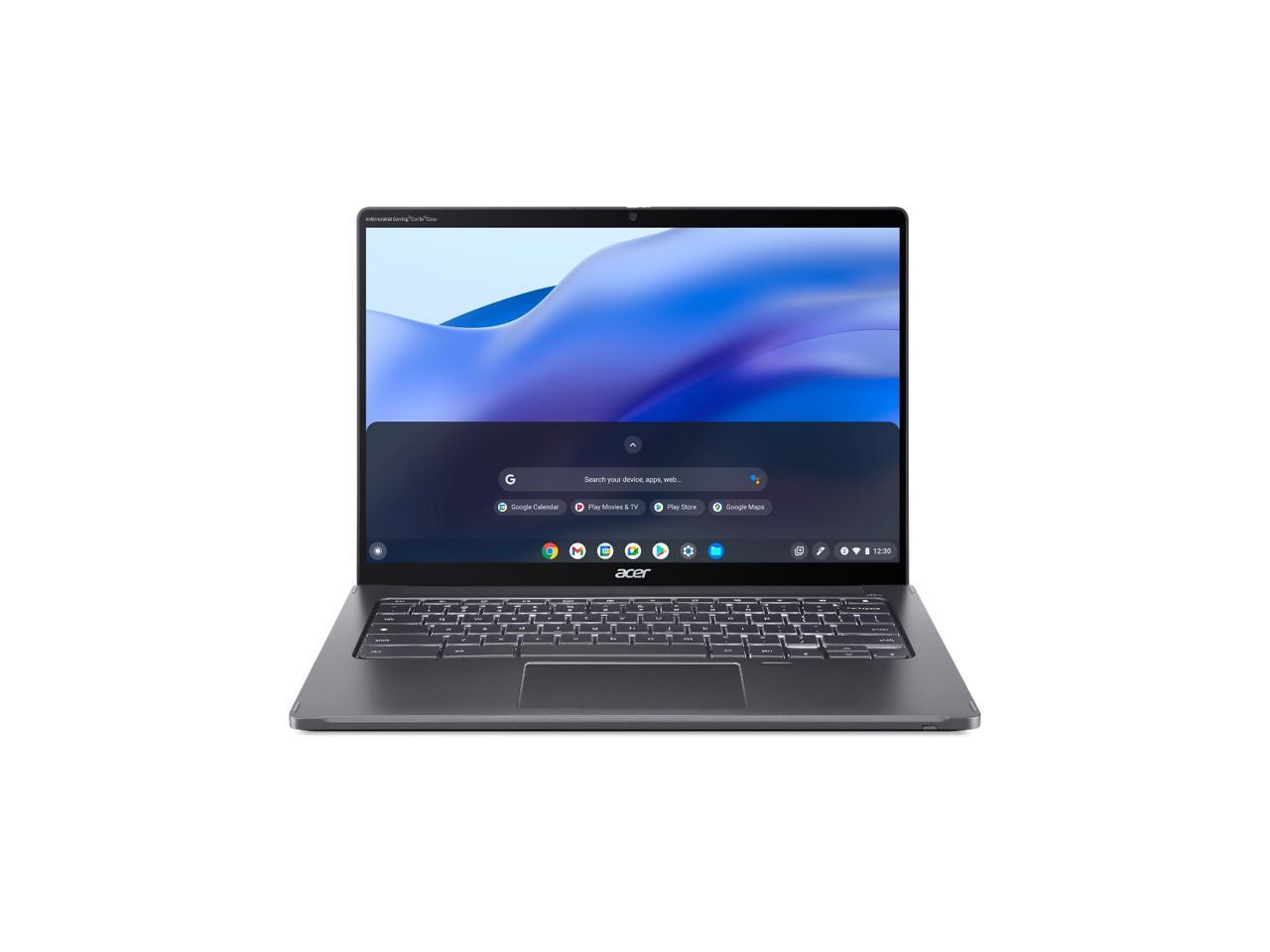 Acer Chromebook Spin 714 CP714-1WN CP714-1WN-763T 14" Touchscreen Convertible 2 in 1 Chromebook - WUXGA - 1920 x 1200 - Intel Core i7 12th Gen i7-1260P Dodeca-core (12 Core) 2.10 GHz - 8 GB Total RAM - 256 GB SSD - Steel Gray 2