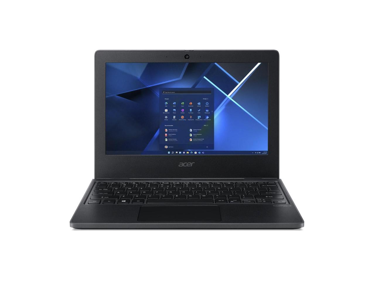 Acer  11.6" TravelMate Intel N100 Notebook - 4GB Memory - 128 GB PCIe SSD Intel UHD Graphics - Windows 11 Pro Education 1