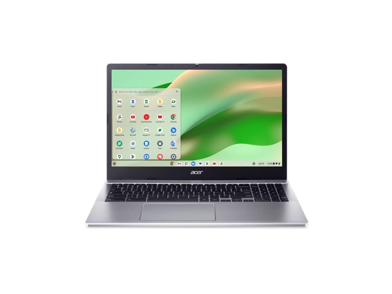 Acer Chromebook 315 CB315-5HT-C7U5 15.6" Touchscreen Chromebook - Full HD - 1920 x 1080 - Intel N100 Quad-core (4 Core) - 4 GB Total RAM - 64 GB Flash Memory - Silver 1