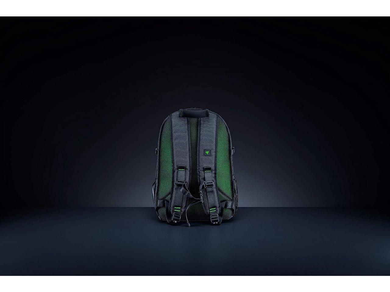 Razer Rogue v3 16" Gaming Laptop Backpack: Travel Carry On Computer Bag - Tear and Water Resistant - Mesh Side Pocket - Fits 16 inch Notebook - Black 3