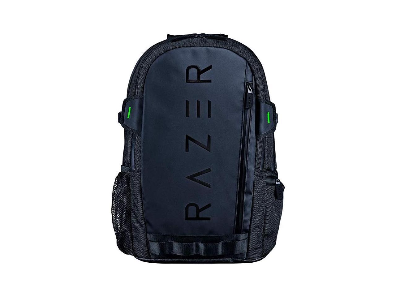 Razer Rogue v3 16" Gaming Laptop Backpack: Travel Carry On Computer Bag - Tear and Water Resistant - Mesh Side Pocket - Fits 16 inch Notebook - Black 1