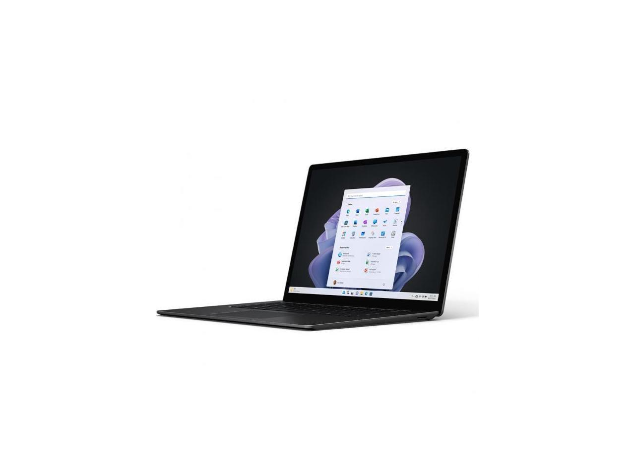 Microsoft Surface Laptop 5 - 15" Touchscreen - Intel Core i7-1255U - 8GB RAM - 512GB SSD - Windows 11 Home - Intel Evo Platform - RFB-00026 - Matte Black 1