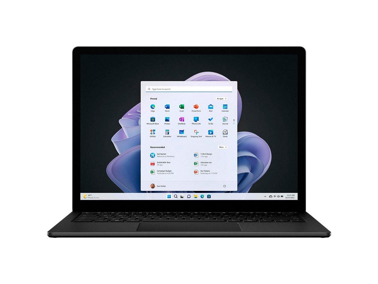 Microsoft Surface Laptop 5 13.5" Touchscreen Notebook - 2256 x 1504 - Intel Core i5 12th Gen i5-1245U Deca-core (10 Core) 1.60 GHz - 16 GB Total RAM -  256 GB SSD R7I-00024 1