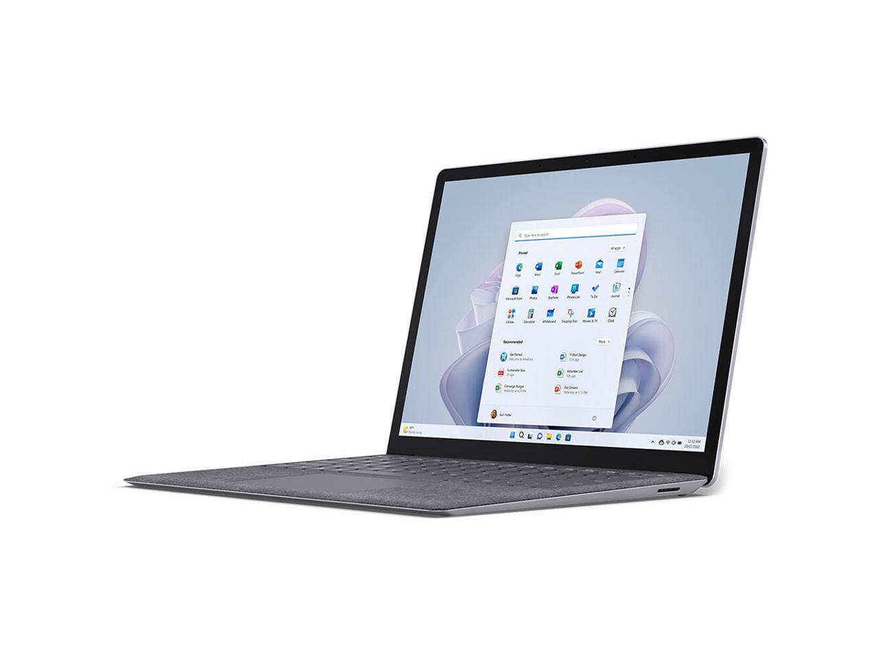 Microsoft Surface Laptop 5 13.5" Touchscreen Notebook - Intel Core i7 12th Gen i7-1265U - Intel Evo Platform - 16 GB Total RAM - 512 GB SSD - Platinum -  Window 10 Pro RBI-00001 1