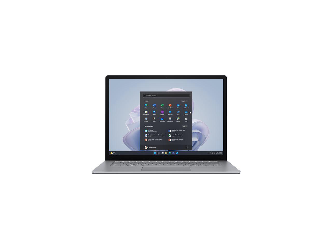 Microsoft Surface Laptop 5 Intel Core i7 12th Gen 16GB Memory 512 GB PCIe SSD Intel Iris Xe Graphics 15.0" Touchscreen Windows 10 Pro Surface Laptop 5 2