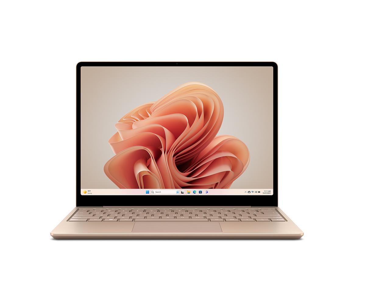 Microsoft - Surface Laptop Go 3 12.4" Touch-Screen - Intel Core i5 with 8GB Memory - 256GB SSD (Latest Model) - Sandstone 1