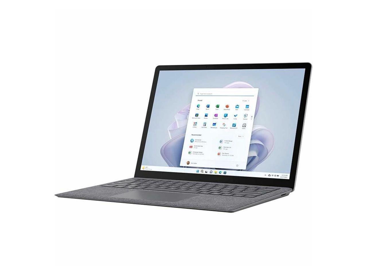 Microsoft Surface Laptop 5 Notebook -  13.5" PixelSense Display - Intel Core i5 12th Gen i5-1235U - 8 GB Total RAM - 256 GB SSD - Windows 11 - Intel Iris Xe Graphics - Platinum  R1A-00001 1