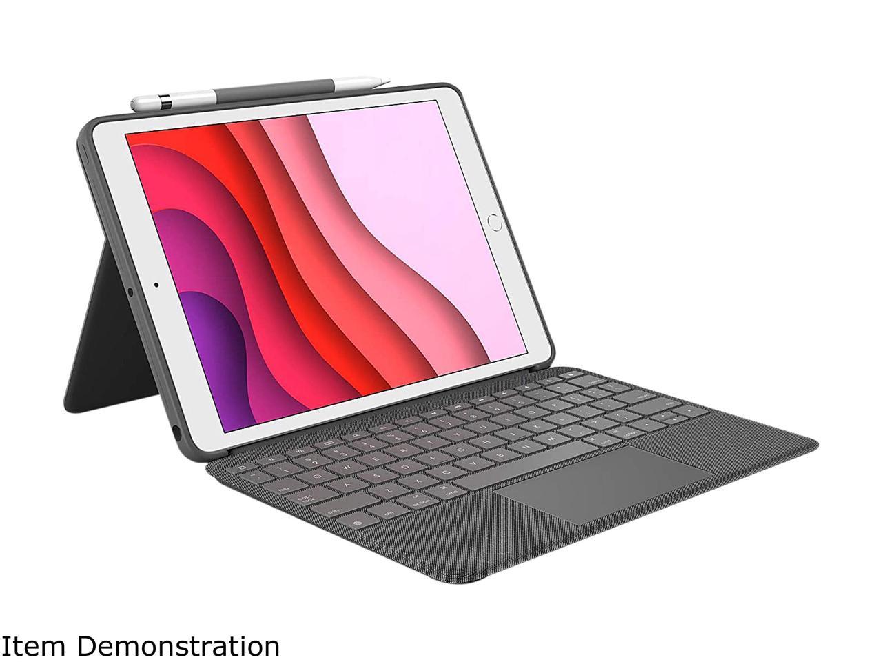 Logitech iPad Case with Backlit Keyboard, Trackpad, and Smart Connector for iPad 7th Gen (2019), 8th Gen (2020) - (920-009608) 1