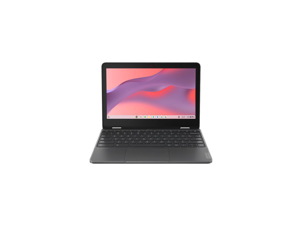 Lenovo 300e G4, MTK MediaTek MT8186 (2.00GHz, 256KB), 11.6" 1366 x 768 Touch, Chrome OS, 4.0GB, 1x32GB eMMC, Integrated Graphics, Bluetooth 5.1, MT7921 Wi-Fi 6, Graphite gray 1