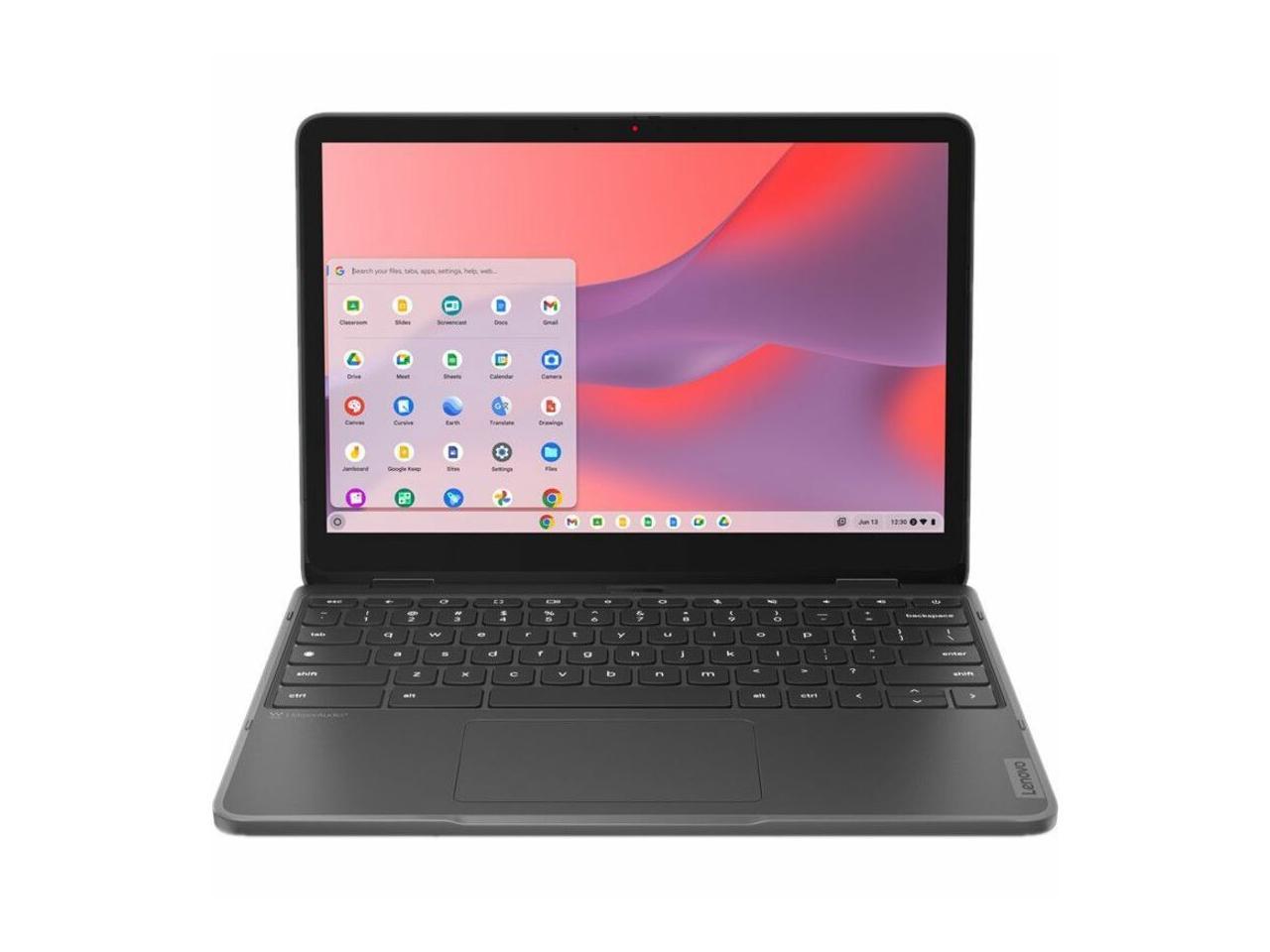 Lenovo 12.2" 500e Yoga Touchscreen Chromebook - WUXGA - 1920 x 1200 - Intel N100 Quad-core (4 Core) - 4 GB Memory - 32 GB Flash Storage - 82W40009US 2