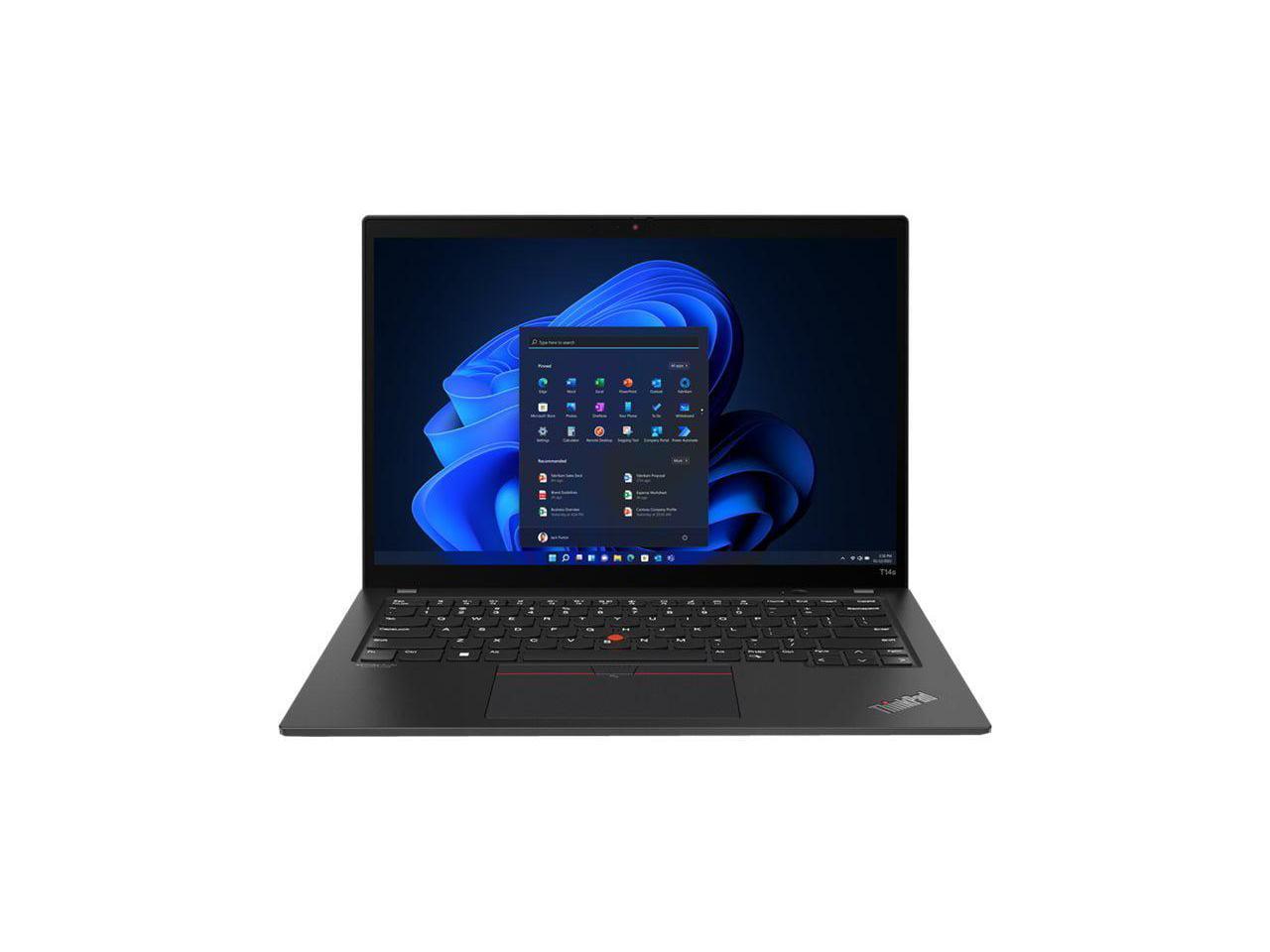 Lenovo ThinkPad T14s Gen3 14" Notebook - AMD Ryzen 7 PRO 6850U Octa-core (8 Core) 2.70 GHz - 16GB RAM - 512 GB SSD - Windows 11 Pro - AMD Radeon 680M Graphics - Thunder Black  21CQ004TUS 1