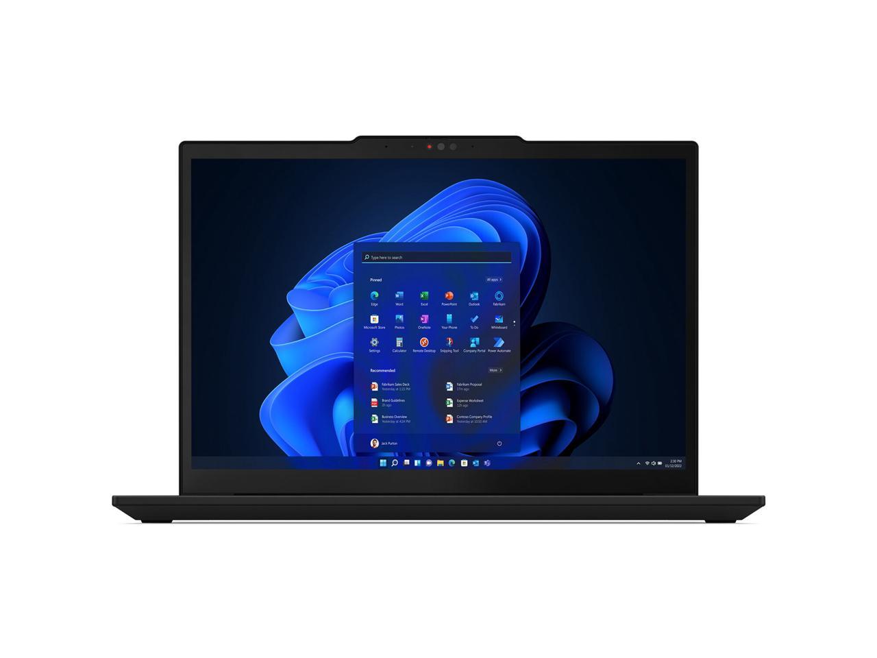 Lenovo 13.3" ThinkPad X13 Gen 4 Multi-Touch Laptop (Deep Black), 1.8 GHz Intel Core i7 10-Core, 16GB RAM, 512GB SSD, Intel Iris Xe, Touchscreen, Fingerprint Reader 2