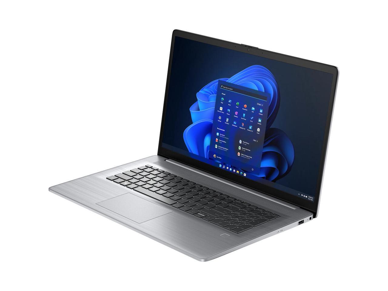 HP 470 G10 17.3" Notebook - Intel Core i7 13th Gen i7-1355U Deca-core (10 Core) 1.70 GHz - 16 GB RAM - 512 GB SSD - Windows 11 Pro - NVIDIA GeForce MX550 with 2 GB - Asteroid Silver  85F41UT#ABA 3