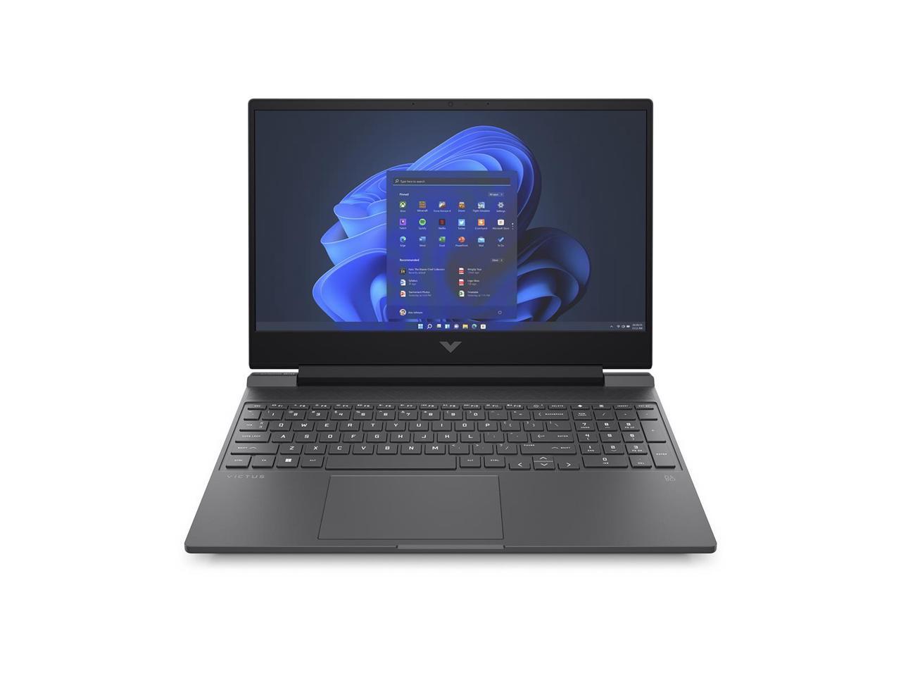 HP Victus 15  15-FA1030NR 15.6" Notebook - Intel Core i5 12th Gen 12450H (2.00GHz) - 8GB Memory - 512 GB PCIe SSD - NVIDIA GeForce RTX 2050 Laptop GPU - Windows 11 Home  8H4N7UA#ABA 1