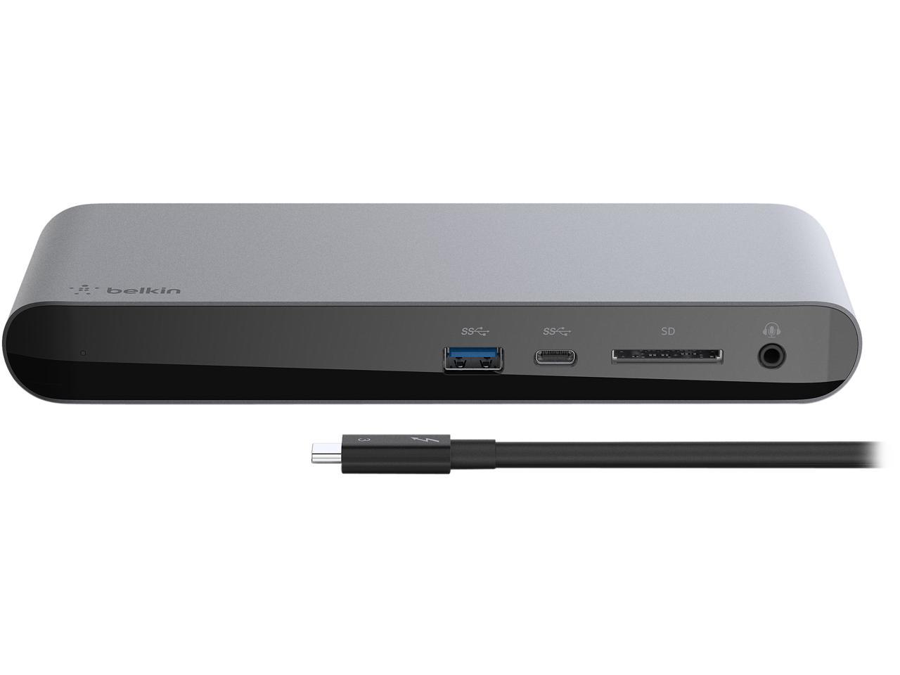 Belkin Thunderbolt 3 Dock Pro - Dual 4K - 40Gbps - 85W PD - MacOS and Windows 1