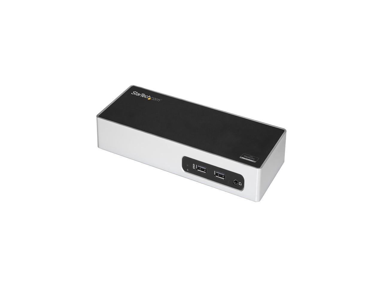 StarTech.com DK30ADD USB 3.0 Dual Monitor Docking Station / Mac & Windows / USB to HDMI / USB to VGA or DVI / Port Replicator / 6 x USB 3.0 1