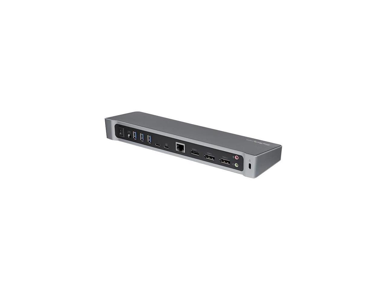 StarTech.com Black/Silver DK30CH2DEP USB C Dock - Triple 4K - 100W USB PD - Mac, Windows & Chrome OS 5