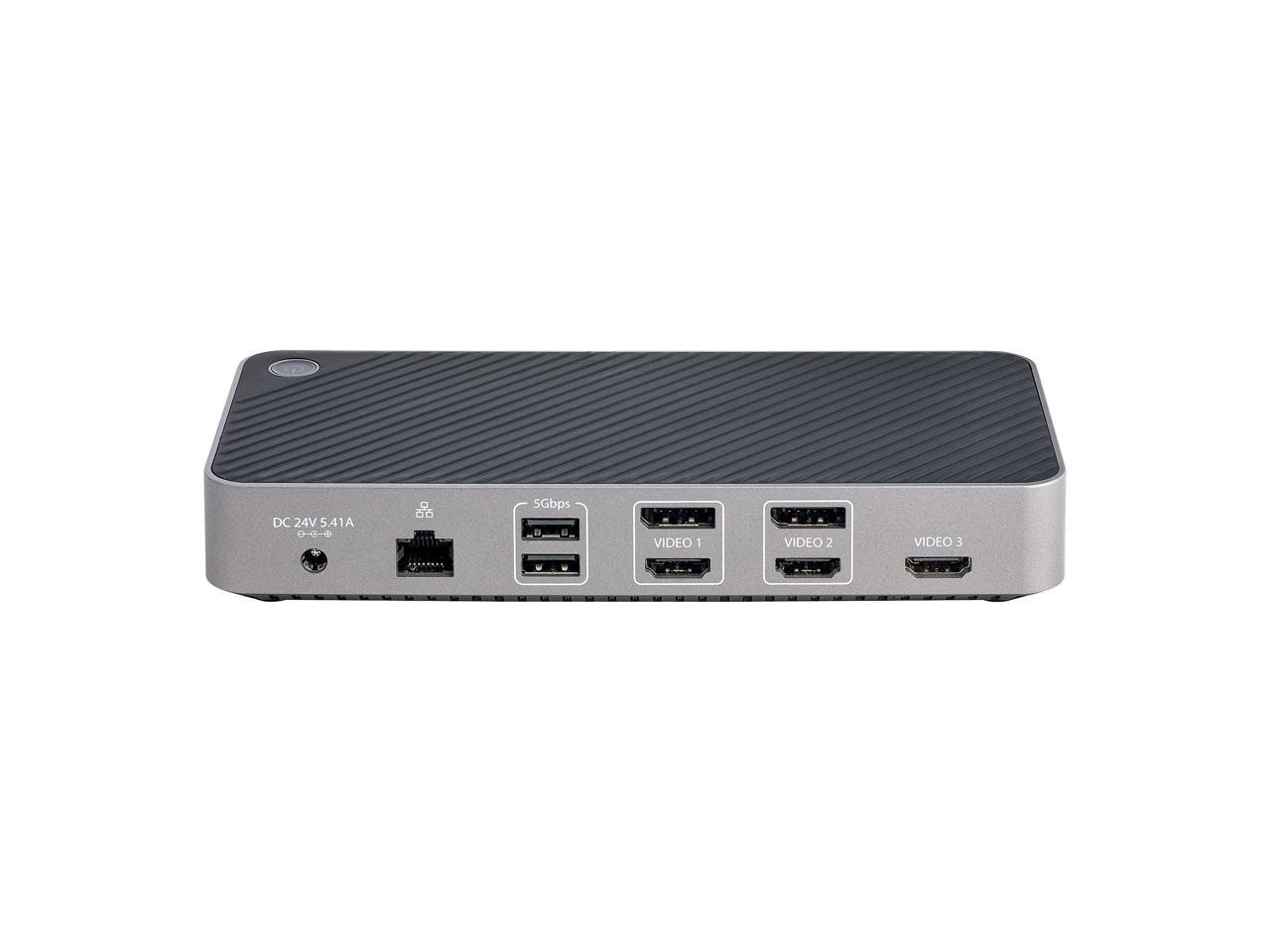 StarTech.com USB-C Triple Monitor Docking Station - Triple 4K HDMI/DP USB-C Dock - 5x USB Hub - GbE - 100W PD - Universal / Multi Monitor 116N-USBC-DOCK 2