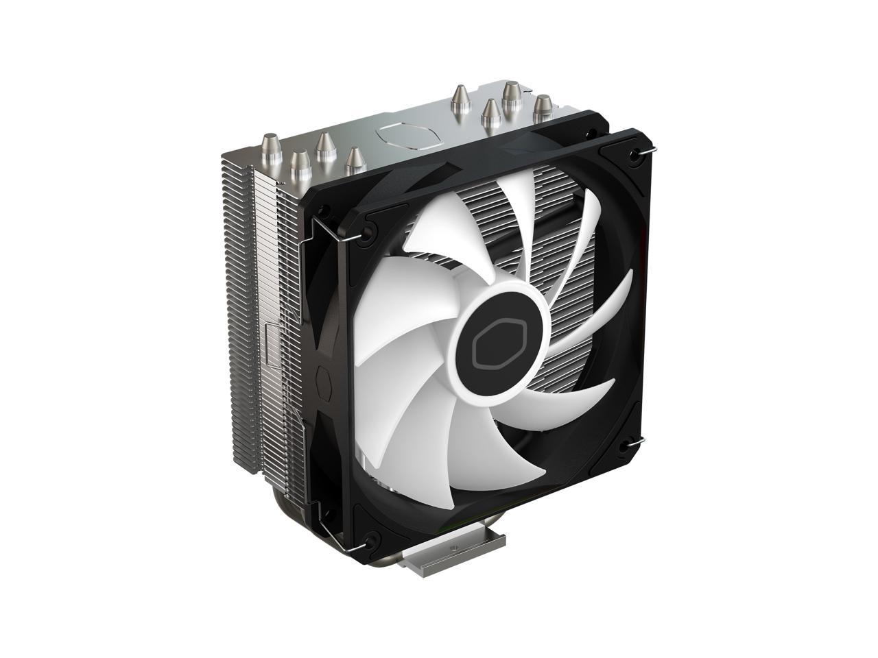 Cooler Master Hyper 212 Spectrum V3 CPU Air Cooler, ARGB Sync, 120mm PWM Fan, 4 Copper Direct Contact Heat Pipes, 152mm Tall, Brackets AMD Ryzen AM5/AM4, Intel LGA1700/1200 (RR-S4NA-17PA-R1) 3