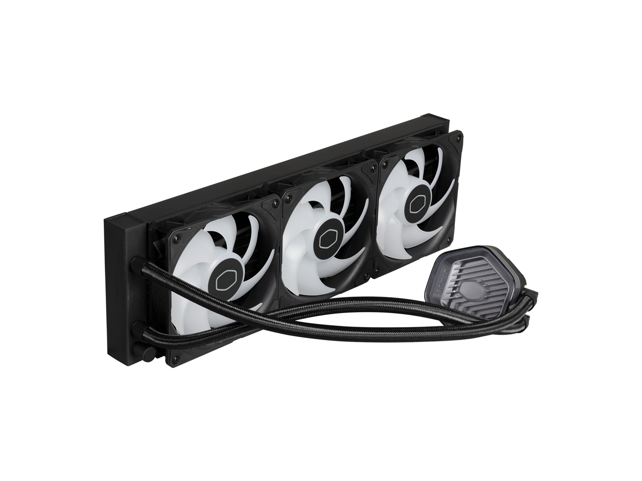 Cooler Master MasterLiquid 360 Atmos ARGB Close-Loop AIO Liquid Cooler, Customize Pump, Sickleflow Edge PWM Fans, 360mm Radiator, CryoFuze, AMD Ryzen AM5/AM4, Intel LGA1700/1200 (MLX-D36M-A25PZ-R1) 5