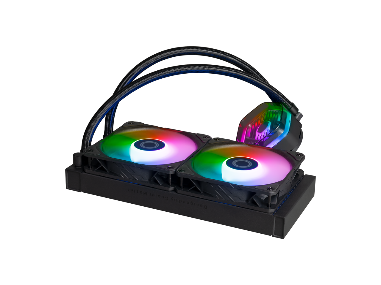 Cooler Master MasterLiquid 240 Atmos ARGB Close-Loop AIO Liquid Cooler, Customize Pump, Sickleflow Edge PWM Fans, 360mm Radiator, CryoFuze, AMD Ryzen AM5/AM4, Intel LGA1700/1200 (MLX-D24M-A25PZ-R1) 4