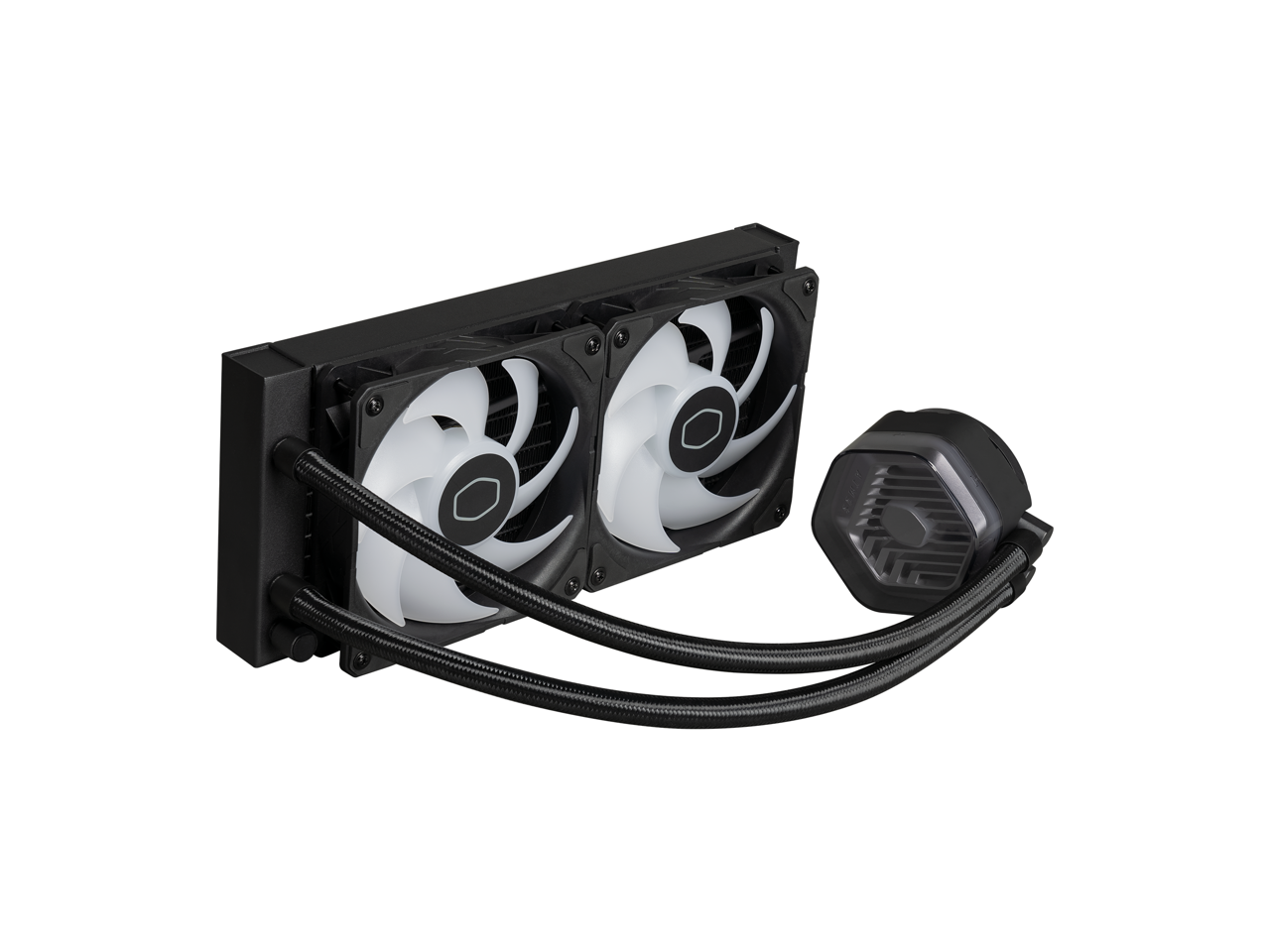 Cooler Master MasterLiquid 240 Atmos ARGB Close-Loop AIO Liquid Cooler, Customize Pump, Sickleflow Edge PWM Fans, 360mm Radiator, CryoFuze, AMD Ryzen AM5/AM4, Intel LGA1700/1200 (MLX-D24M-A25PZ-R1) 5