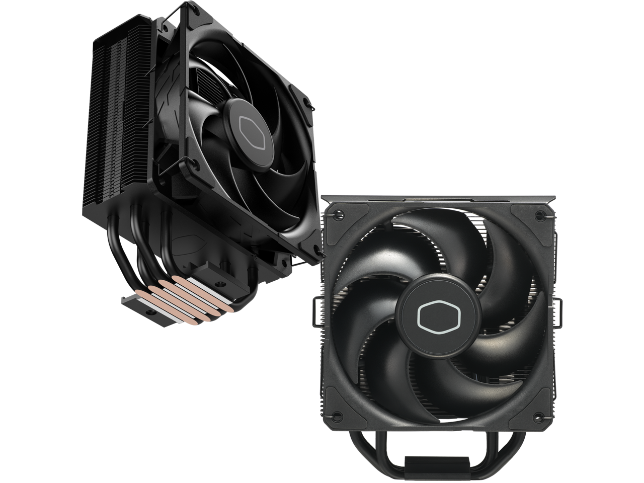 Cooler Master Hyper 212 Black CPU Air Cooler, SickleFlow 120 Edge Fan, Aluminum Top Cover, 4 Copper Heat Pipes, CryoFuze, 152mmTall, Brackets AMD Ryzen AM5|AM4, Intel LGA1700|1200 (RR-S4KK-25SN-R1) 2