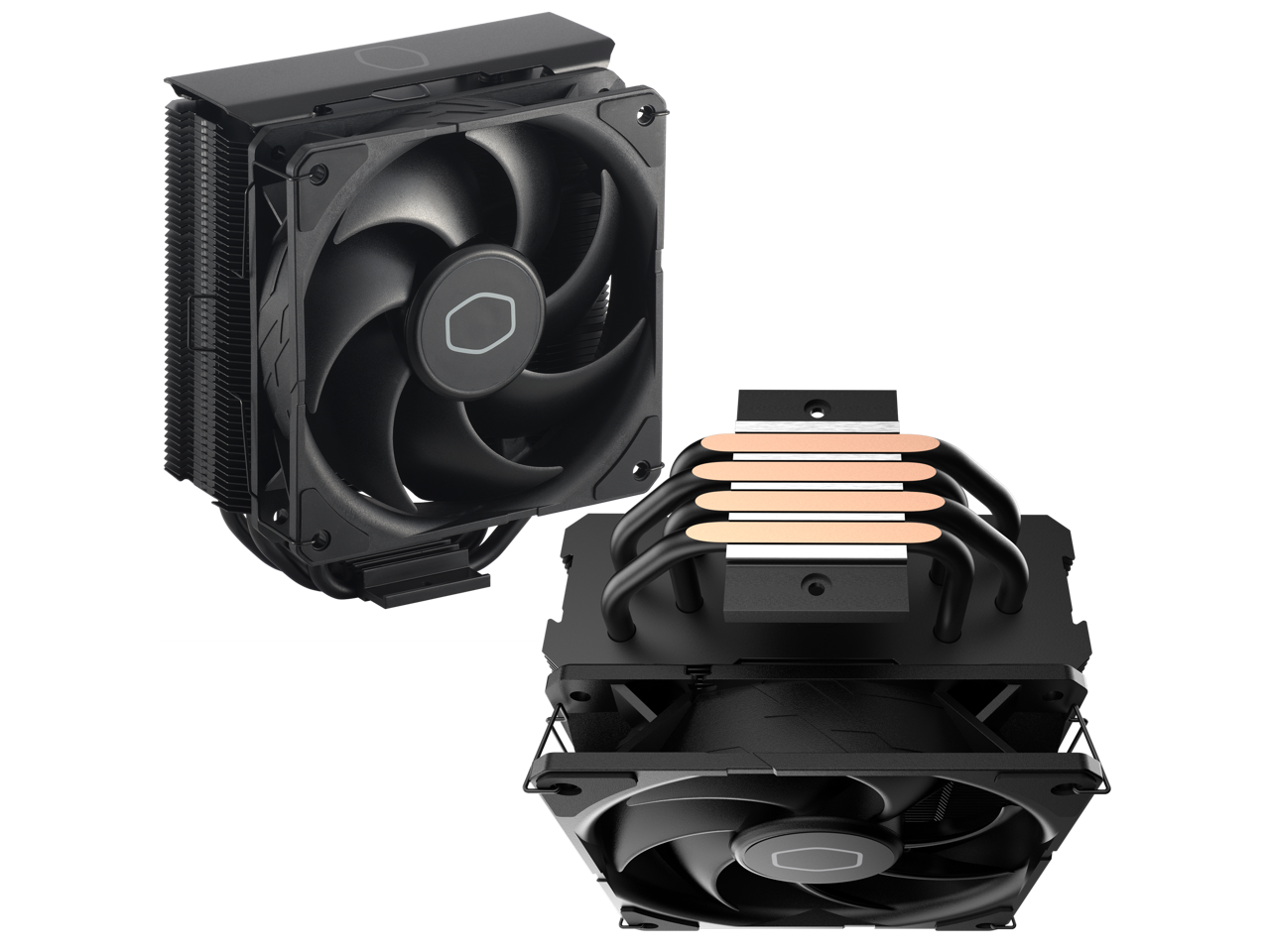 Cooler Master Hyper 212 Black CPU Air Cooler, SickleFlow 120 Edge Fan, Aluminum Top Cover, 4 Copper Heat Pipes, CryoFuze, 152mmTall, Brackets AMD Ryzen AM5|AM4, Intel LGA1700|1200 (RR-S4KK-25SN-R1) 3